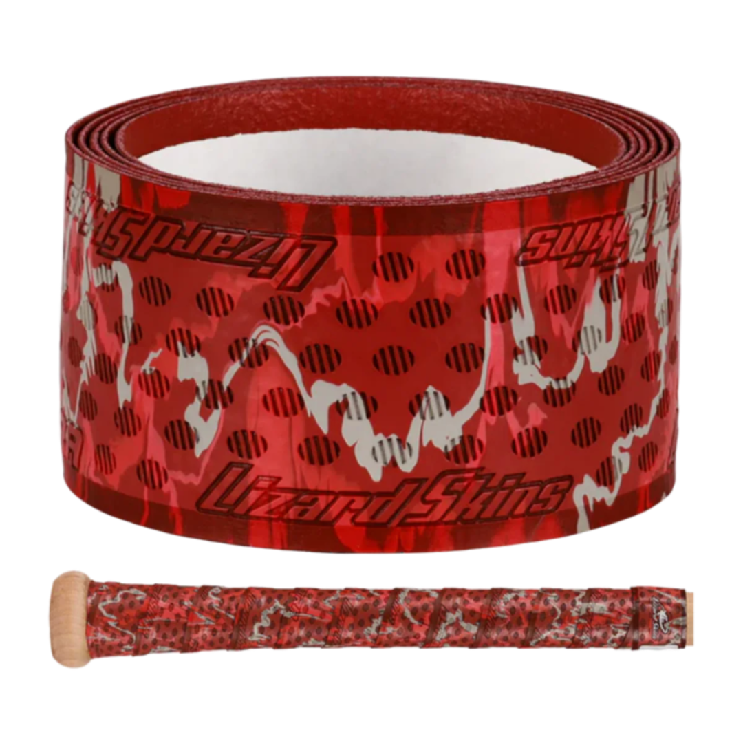 Shop Lizard Skin 0.5mm Durasoft Polymer Ultra Grip Camo Bat Grip Scarlet Camo Edmonton Canada Store