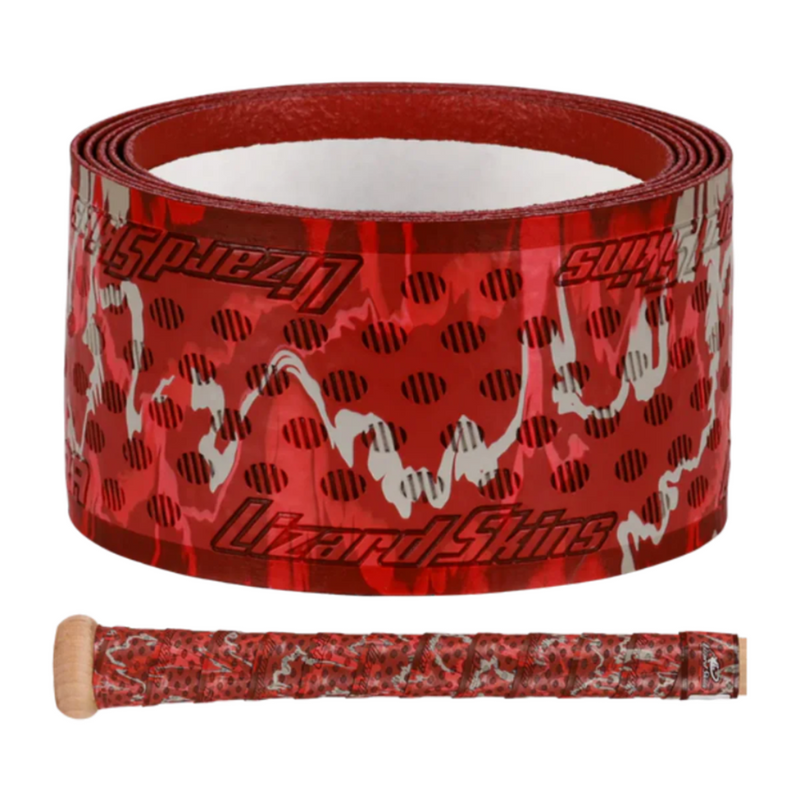 Shop Lizard Skin 0.5mm Durasoft Polymer Ultra Grip Camo Bat Grip Scarlet Camo Edmonton Canada Store
