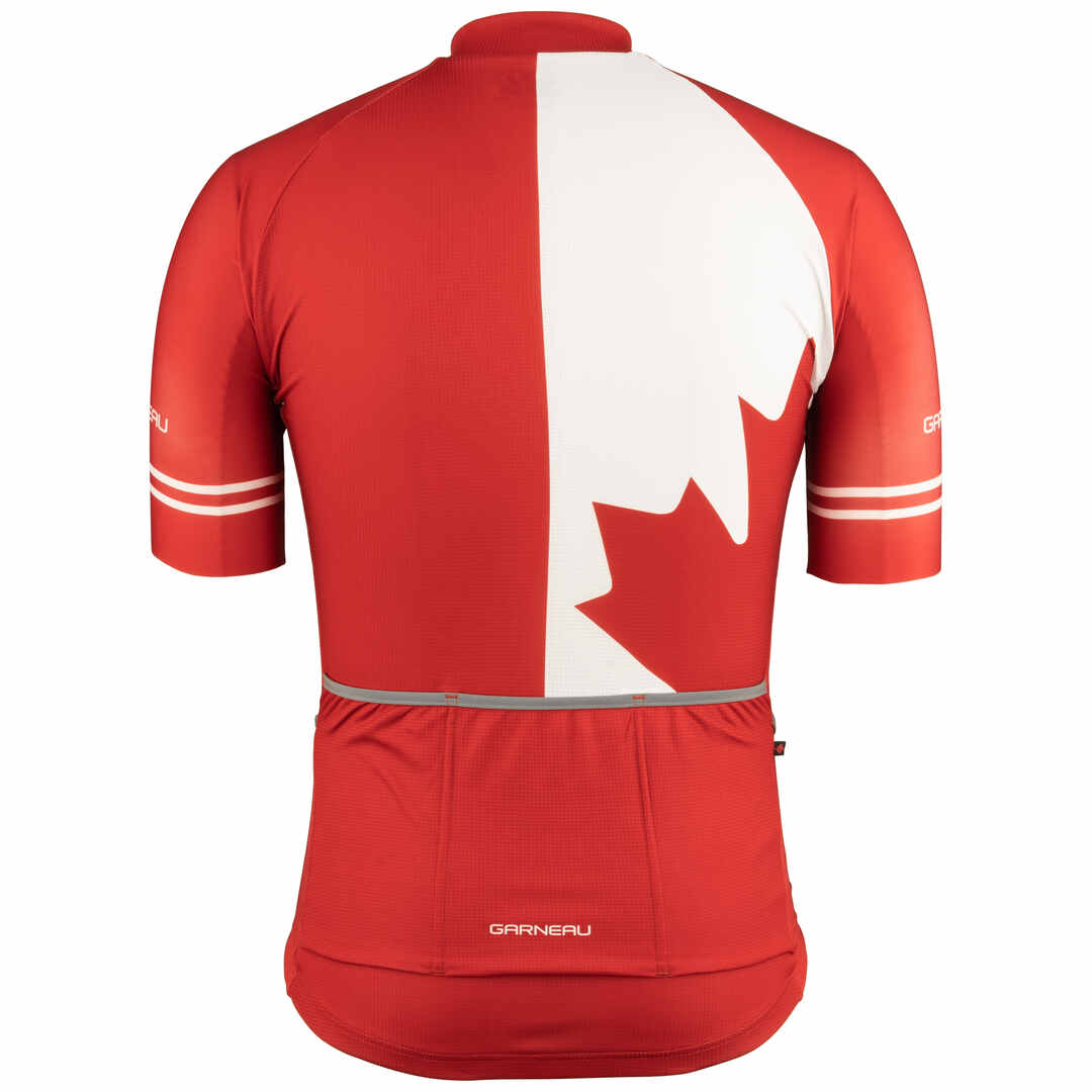 Shop Louis Garneau Men's Nationale Premium Short Sleeve Cycling Jersey Canada Edmonton Canada Store