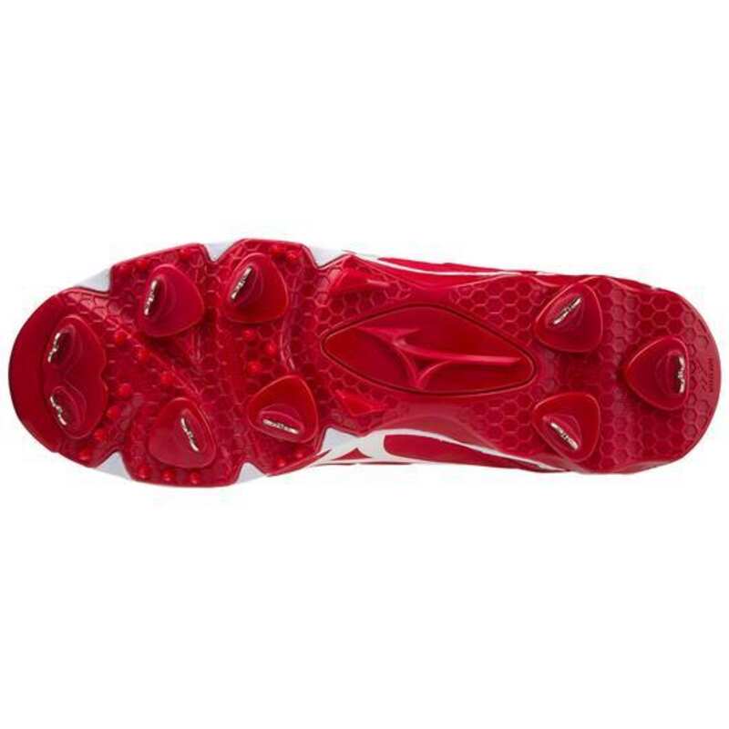 Shop Mizuno Senior Ambition 2 Low 320630.1000 Metal Baseball Cleat Red/White Edmonton Canada Store