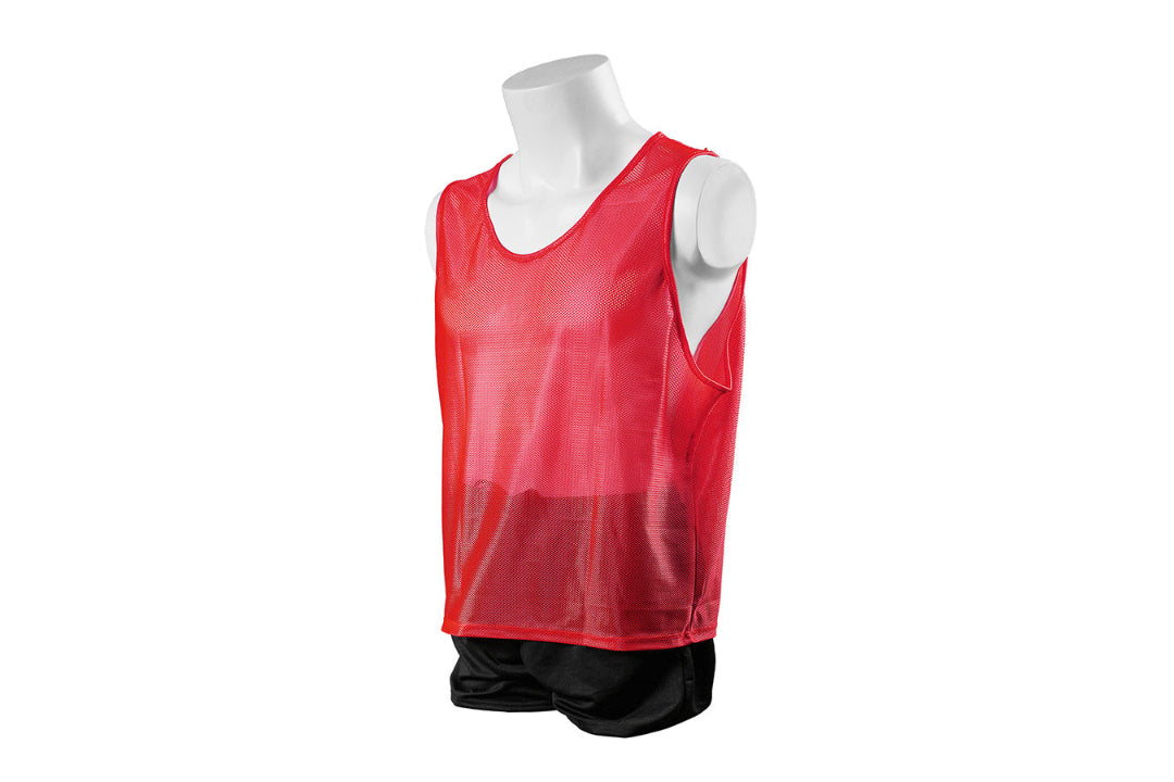 Shio Kwik Goal Youth Deluxe Scrimmage Pinnie Vest Red Edmonton Canada