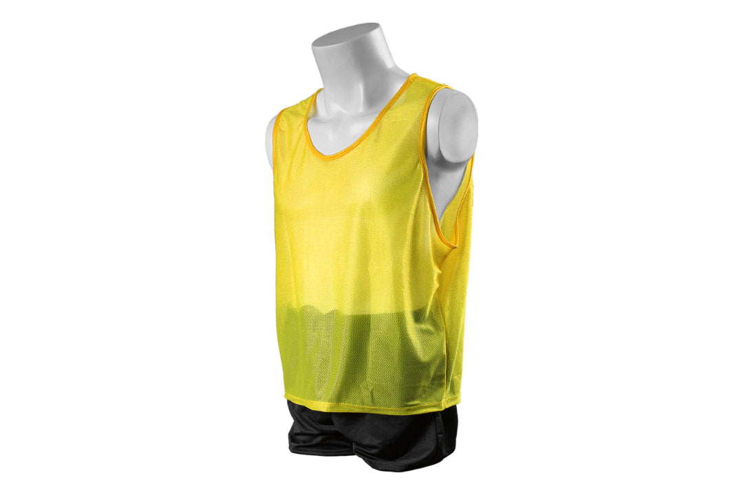 Shio Kwik Goal Youth Deluxe Scrimmage Pinnie Vest Yellow Edmonton Canada