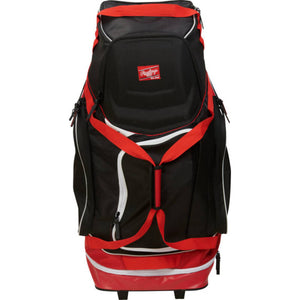 Shop Rawlings R1502 Catcher's Wheeled Bag Red Edmonton Canada Store