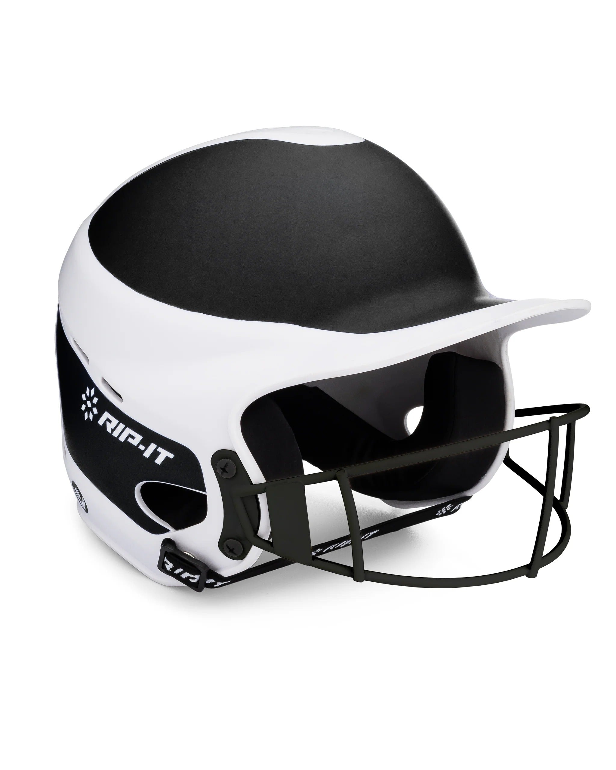 Shop Rip-It Senior Vision Pro Matte Two Tone Helmet c/w Facemask Edmonton Canada Store