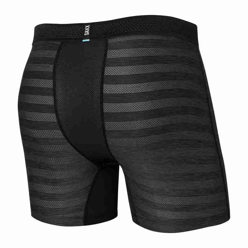 Shop SAXX Men's Droptemp Cooling Mesh Boxer Briefs Black Edmonton Canada Store
