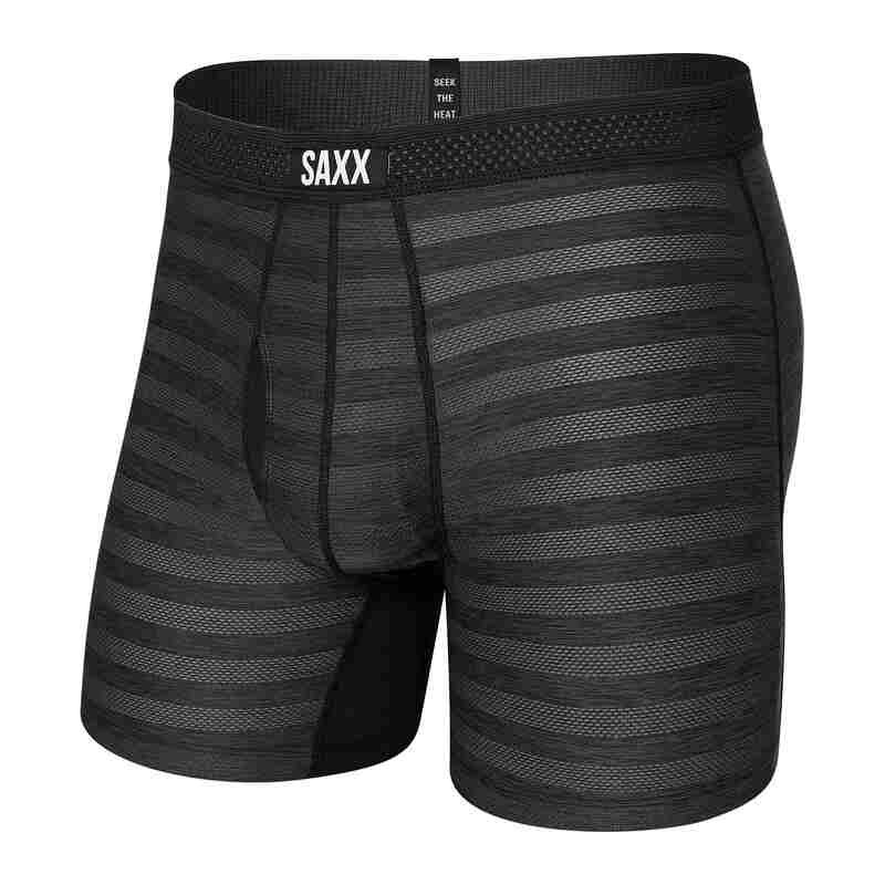Shop SAXX Men's Droptemp Cooling Mesh Boxer Briefs Black Edmonton Canada Store
