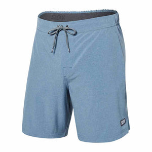 Shop SAXX Men's Sport 2 Life 2N1 7" Shorts Stone Blue Edmonton Canada Store