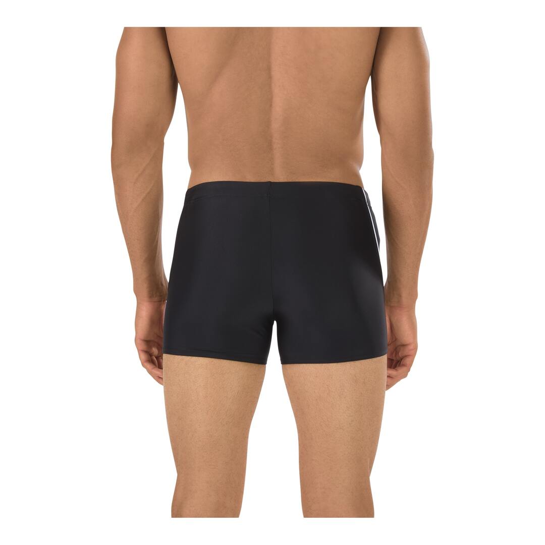 Shop Speedo Men's Fitness Splice Square Leg Swim Short Black Edmonton Canada Store