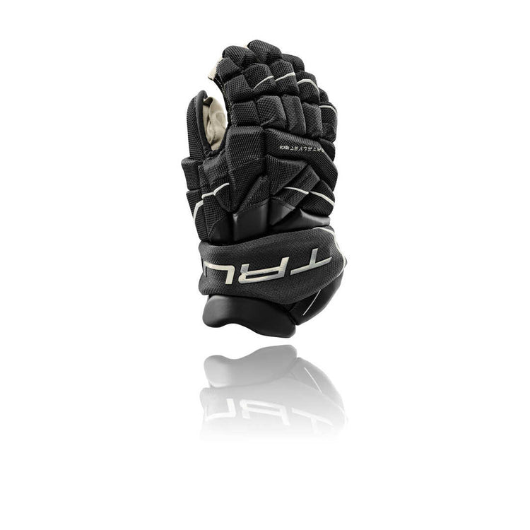 Shop True Junior Catalyst 9X Anatomical Hockey Player Gloves Black Edmonton Canada Store