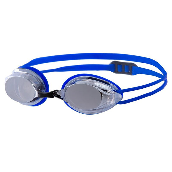 Shop Vorgee Missile Silver Mirrored Lens Swim Goggle Royal Blue Edmonton Canada Store