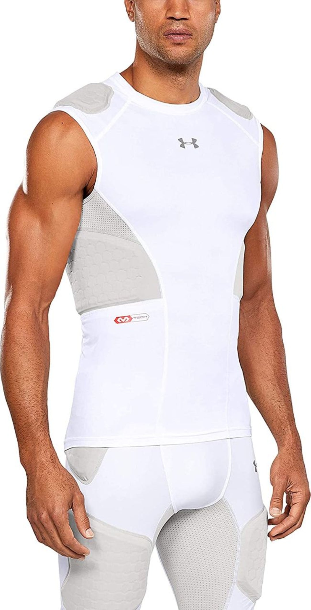 Under Armour Senior Gameday Armour 5-Pad Football Top white