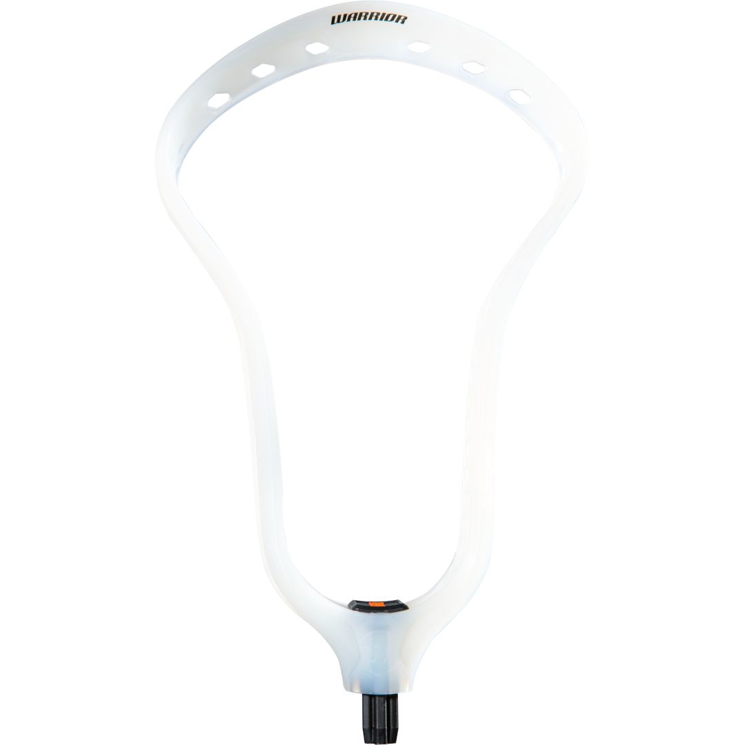 Warrior Senior Burn FO Recovery Unstrung Lacrosse Head clear